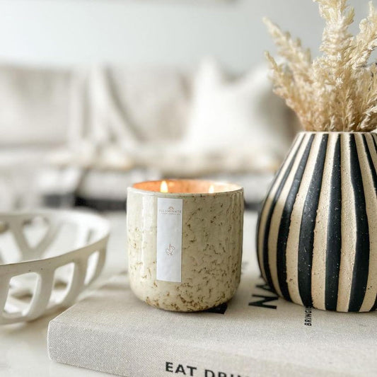 Ceramic Candle | Natural
