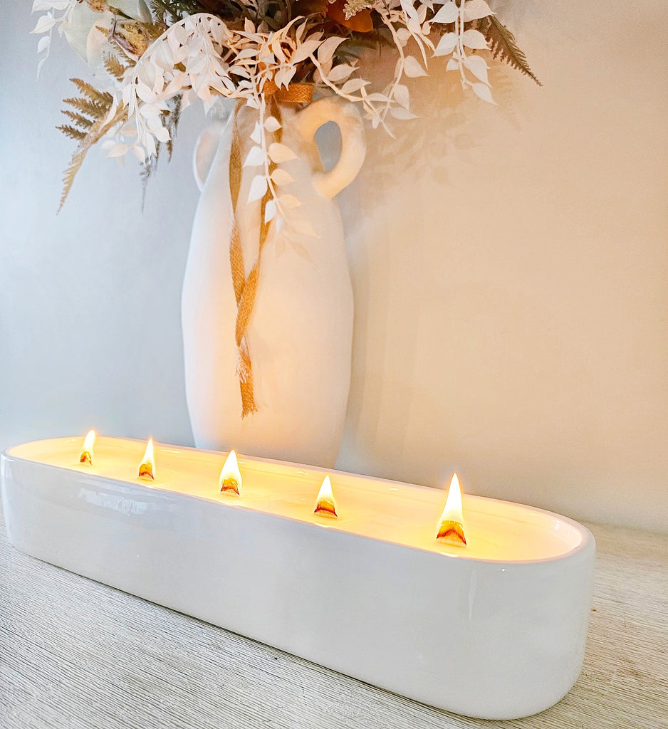 Ceramic Centrepice Candle Illuminate Luxury Candle Co
