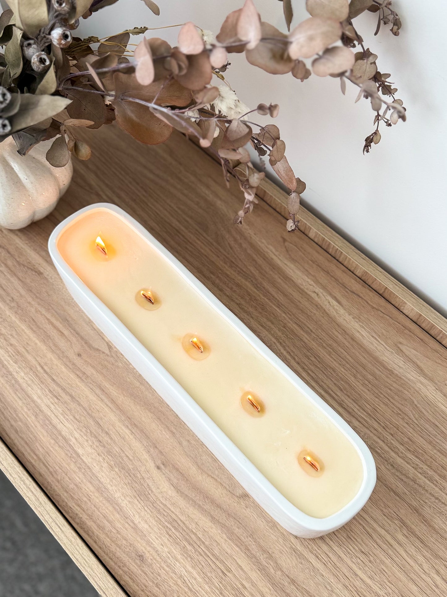 Centrepiece Candle | White