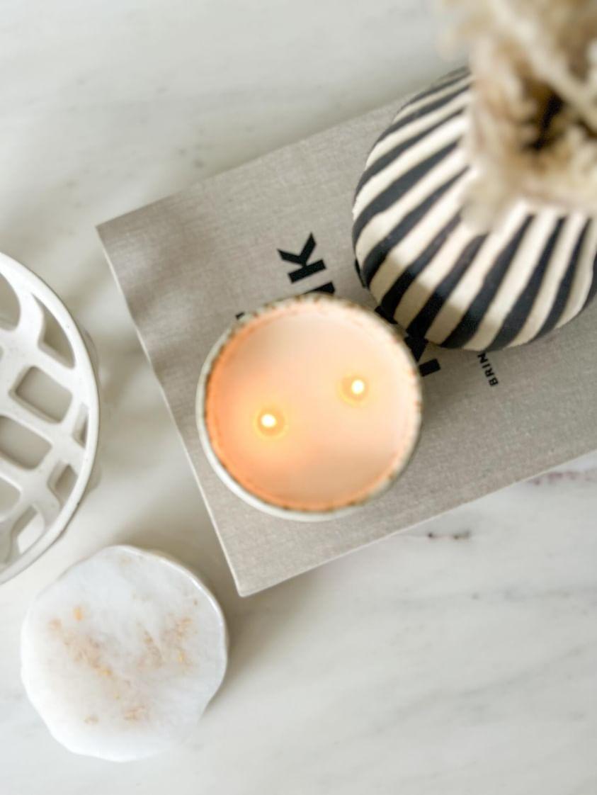 Ceramic Candle | Natural