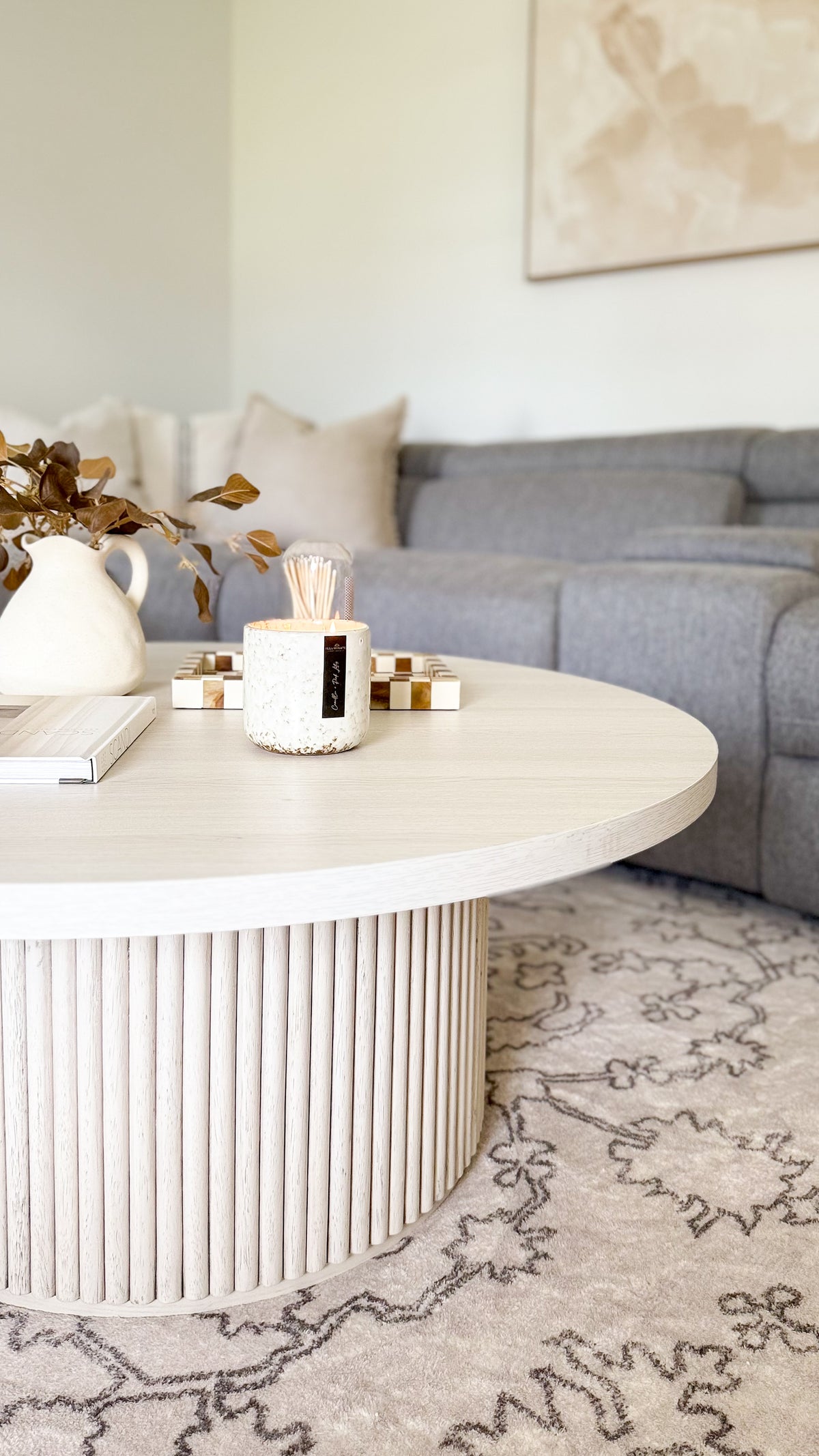 Ceramic Candle | Natural