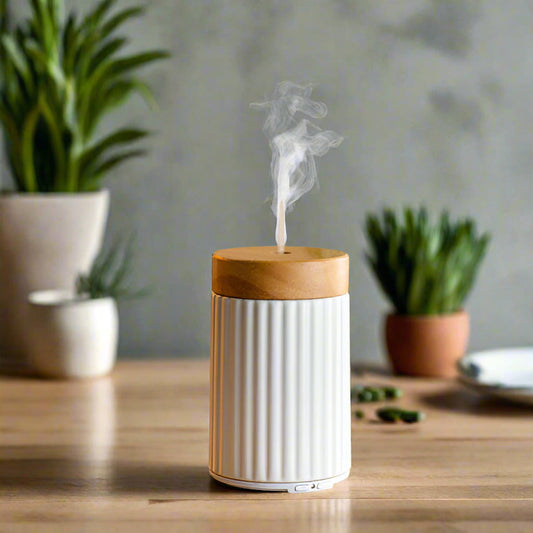 Ultrasonic Diffuser | White + Wood