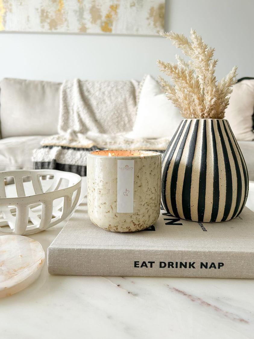 Ceramic Candle | Natural