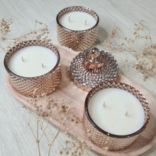 Deluxe Trio Candle | Rose Gold