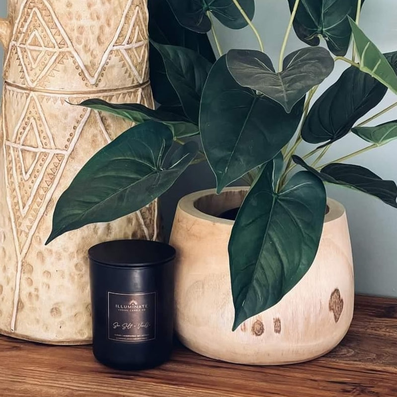 Wood Wick Candle | Matte Black CLEARANCE